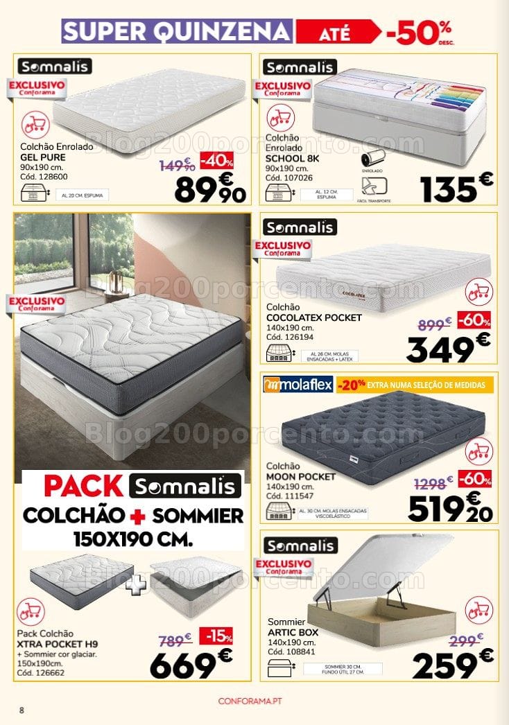 Antevisão Folheto CONFORAMA Promoções até 26 agosto